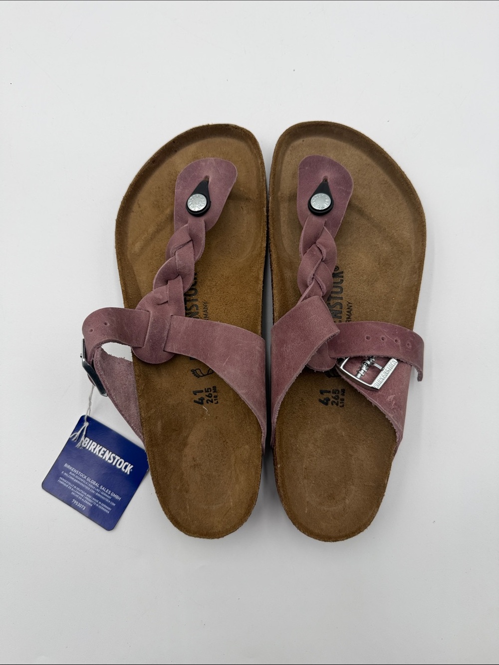 Birkenstock Gizeh Braided Oil-Rubbed Sandal Women’s 9.5 US, 41 EU